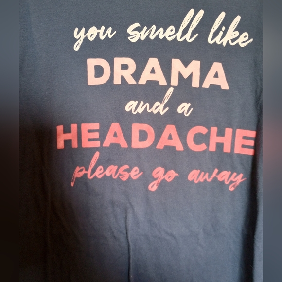 Live Outside The Limits Plus Size 3X Blue "Drama" Tshirt - Picture 3 of 4